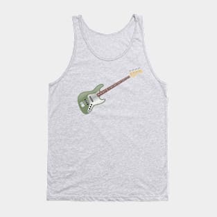 Vintage Avocado Green Electric J-Bass Tank Top